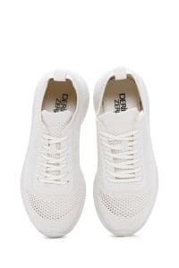 Derimod Zero کتونی زنونه طوسی بنددار با زیره ضخیم