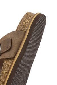 دمپایی انگشتی مردانه نبوک بژ دری مد