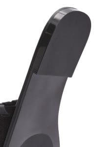 دمپایی زنانه جیر چرمی مشکی دری مد