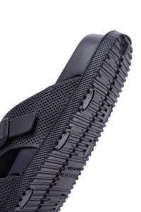 دمپایی مردانه سرمه‌ای سگک‌دار دری مد