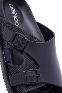 دمپایی مردانه سرمه‌ای سگک‌دار دری مد