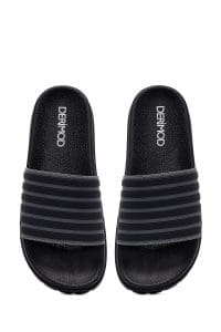 دمپایی مردانه مشکی دری مد