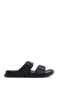 دمپایی مردانه مشکی دری مد