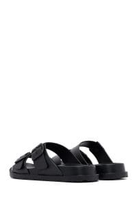 دمپایی مردانه مشکی دری مد