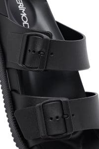 دمپایی مردانه مشکی دری مد