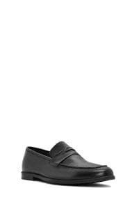 لوفر مردانه چرم مشکی روزمره دری مد