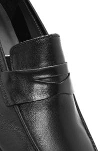 لوفر مردانه چرم مشکی روزمره دری مد