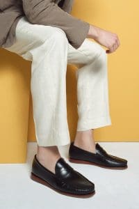 لوفر مردانه چرم مشکی روزمره دری مد