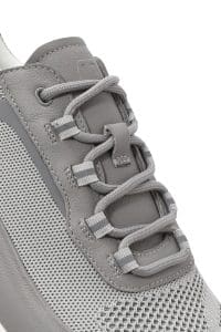 کتونی مردانه طوسی بنددار زیره ضخیم دری مد