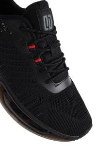 کتونی مردانه مشکی بنددار زیره ضخیم Derimod Zero