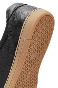 کتونی مردانه چرم مشکی بنددار دری مد