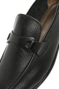 کفش لوفر رسمی مردانه مشکی چرمی دری مد