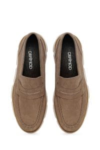 کفش لوفر مردانه جیر ویزون کژوال دری مد