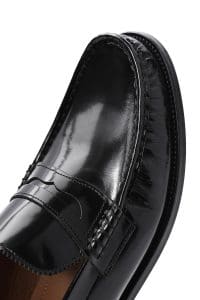 کفش لوفر کلاسیک مردانه مشکی چرمی دری مد