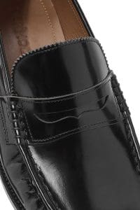 کفش لوفر کلاسیک مردانه مشکی چرمی دری مد