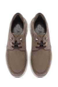 کفش مردانه نبوک بژ بندی کژوال دری مد