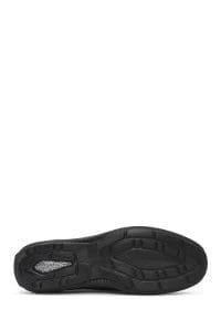 کفش مردانه چرم مشکی بندی کژوال دری مد