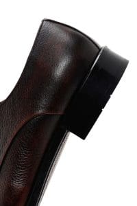 کفش کلاسیک مردانه قهوه‌ای چرمی بنددار دری مد