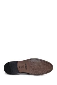 کفش کلاسیک مردانه مشکی چرمی بنددار دری مد