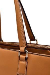 کیف زنانه دستی عسلی بند بلند دری مد