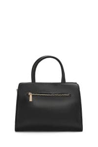 کیف زنانه دستی مشکی بند بلند دری مد