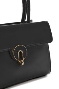 کیف زنانه دستی مشکی بند بلند دری مد