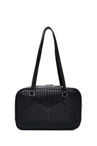 کیف زنانه دستی مشکی کاپیتونه دری مد