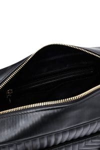 کیف زنانه دستی مشکی کاپیتونه دری مد