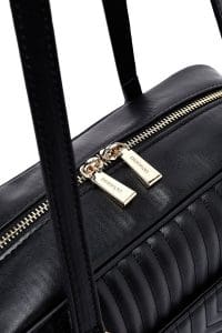 کیف زنانه دستی مشکی کاپیتونه دری مد