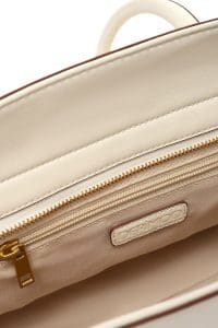 کیف زنانه دوشی سفید بند بلند دری مد