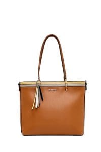 کیف زنانه دوشی عسلی بند بلند دری مد