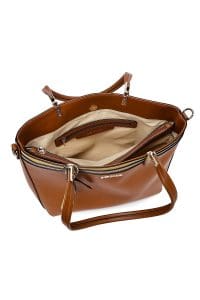 کیف زنانه دوشی عسلی بند بلند دری مد