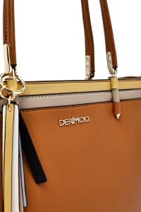 کیف زنانه دوشی عسلی بند بلند دری مد