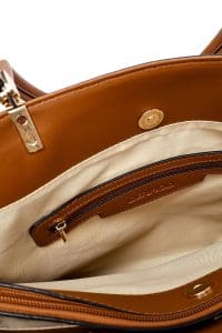 کیف زنانه دوشی عسلی بند بلند دری مد