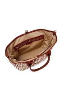 کیف زنانه دوشی عسلی طرح‌دار چاپ سنگی Kastamonu دری مد