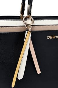 کیف زنانه دوشی مشکی بند بلند دری مد