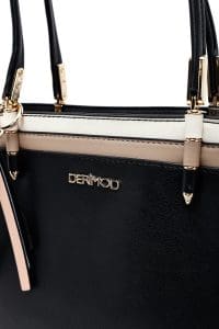 کیف زنانه دوشی مشکی بند بلند دری مد