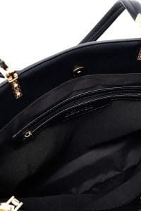 کیف زنانه دوشی مشکی بند بلند دری مد