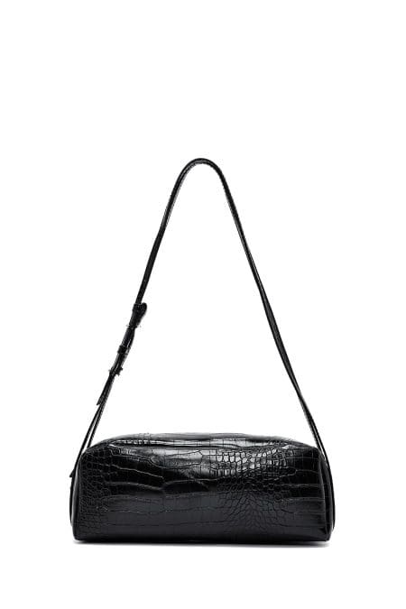 کیف زنانه دوشی مشکی طرح کروکو دری مد