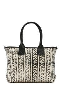 کیف زنانه دوشی مشکی طرح‌دار چاپ سنگی Kastamonu دری مد