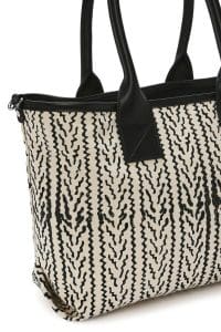 کیف زنانه دوشی مشکی طرح‌دار چاپ سنگی Kastamonu دری مد