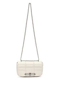 کیف زنانه مینی کرم بند بلند طرح‌دار دری مد