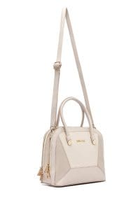 کیف زنانه کلاسیک دستی کرم بند بلند دری مد