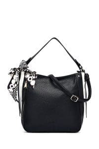 کیف زنانه کلاسیک مشکی بند بلند دوشی دری مد