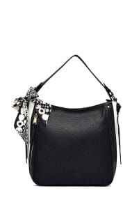 کیف زنانه کلاسیک مشکی بند بلند دوشی دری مد