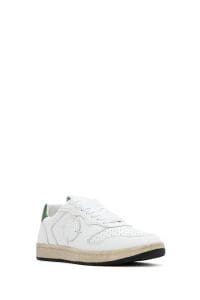 ACBC x DERIMOD کتونی زنونه چرم سفید بنددار دری مد