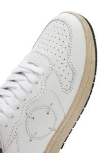 ACBC x DERIMOD کتونی زنونه چرم سفید بنددار دری مد