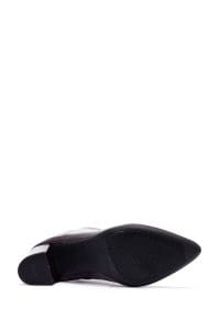 بوت زنانه بُردو براق پاشنه‌بلند زیپ‌دار Derimod Gritti