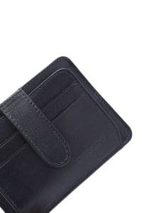 جای کارت چرمی آبی سرمه ای مردانه دری مد