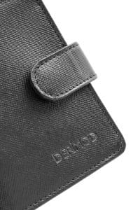 جای کارت چرمی مشکی مردانه دری مد